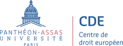 Logo Centre de droit européen